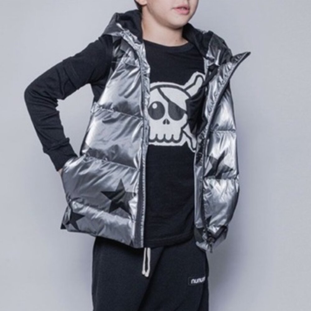 Nununu Star Down Vest Hoodie